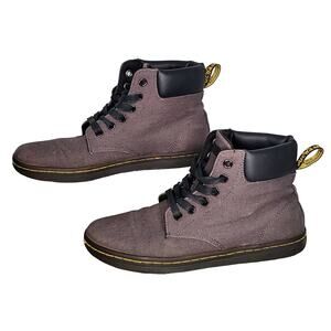 Dr Martens Maelly Canvas High Top Padded Ankle Sneaker 7